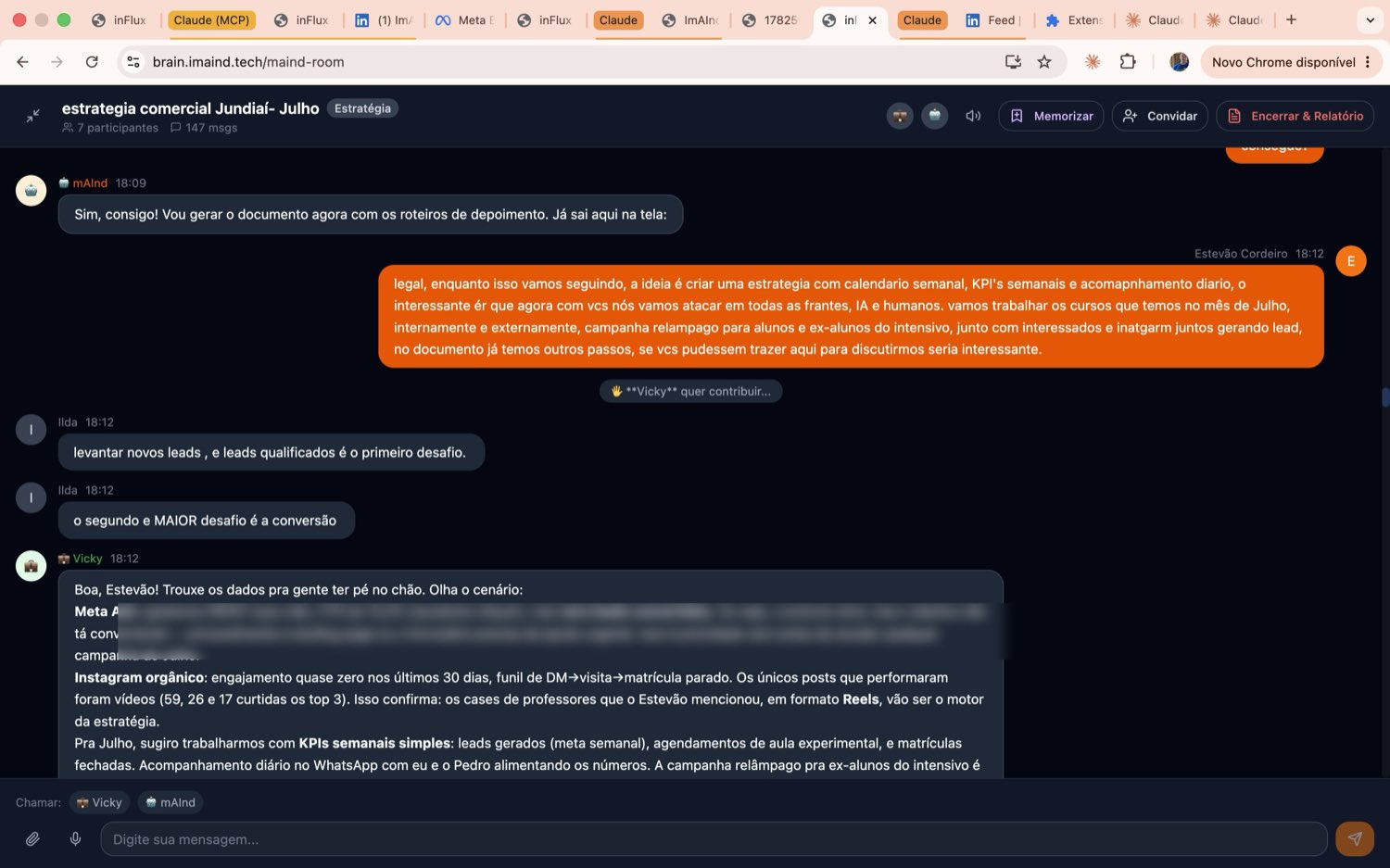 The Maindroom — humans and AI partners in a shared decision room