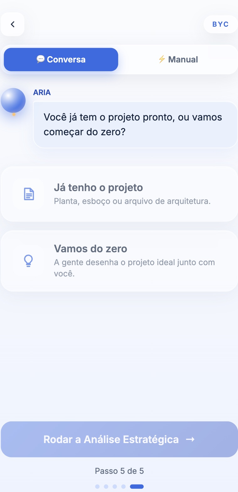 BYC onboarding — project stage